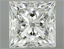 Natural Diamond 0.81 Carats, Princess with  Cut, K Color, VVS2 Clarity and Certified by GIA