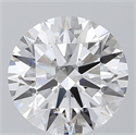 Lab Grown Diamond 3.60 Carats, Round with Ideal Cut, F Color, VS1 Clarity and Certified by IGI