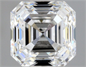 Natural Diamond 1.01 Carats, Asscher with  Cut, F Color, VS1 Clarity and Certified by GIA
