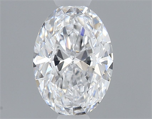 Picture of Natural Diamond 0.45 Carats, Oval with  Cut, D Color, VS2 Clarity and Certified by GIA