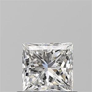 Picture of Natural Diamond 0.60 Carats, Princess with  Cut, G Color, VVS1 Clarity and Certified by GIA