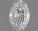 Natural Diamond 1.01 Carats, Oval with  Cut, D Color, VS2 Clarity and Certified by GIA