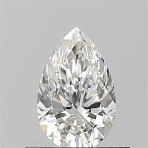 Picture of Natural Diamond 0.51 Carats, Pear with  Cut, G Color, VVS2 Clarity and Certified by GIA