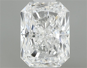 Picture of Natural Diamond 0.64 Carats, Radiant with  Cut, E Color, VS2 Clarity and Certified by GIA