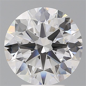 Picture of Lab Grown Diamond 4.51 Carats, Round with Excellent Cut, F Color, VVS2 Clarity and Certified by IGI