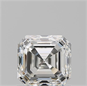 Diamante Natural 1.01 quilates, Asscher , Color H, claridad VVS2 y certificado GIA