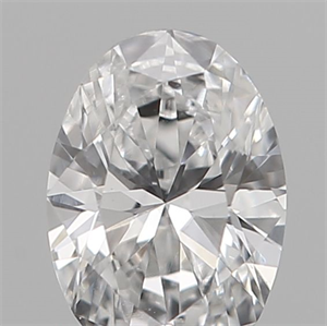 Picture of Natural Diamond 0.19 Carats, Oval with  Cut, D Color, VS2 Clarity and Certified by IGI