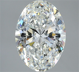 Picture of Natural Diamond 3.01 Carats, Oval with  Cut, I Color, SI2 Clarity and Certified by GIA