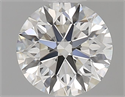 Diamante Natural 0.80 quilates, Redondo , Color I, claridad IF y certificado GIA