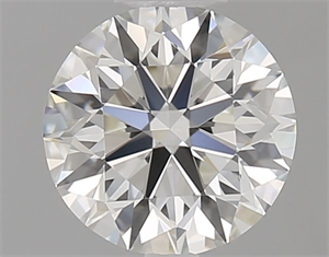 Picture of Natural Diamond 0.80 Carats, Round with Excellent Cut, I Color, IF Clarity and Certified by GIA