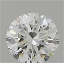 Natural Diamond 0.40 Carats, Round with Excellent Cut, H Color, VVS2 Clarity and Certified by GIA