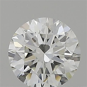 Picture of Natural Diamond 0.40 Carats, Round with Excellent Cut, H Color, VVS2 Clarity and Certified by GIA