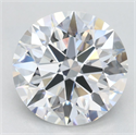 Lab Grown Diamond 3.36 Carats, Round with Excellent Cut, D Color, VVS1 Clarity and Certified by GIA