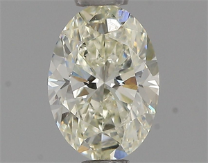 Picture of Natural Diamond 0.74 Carats, Oval with  Cut, K Color, SI1 Clarity and Certified by IGI