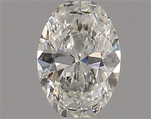 Picture of Natural Diamond 0.50 Carats, Oval with  Cut, J Color, SI2 Clarity and Certified by GIA