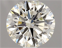 Natural Diamond 0.80 Carats, Round with Excellent Cut, L Color, SI1 Clarity and Certified by GIA