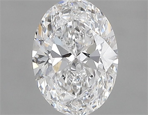 Picture of Natural Diamond 0.53 Carats, Oval with  Cut, D Color, VVS1 Clarity and Certified by GIA