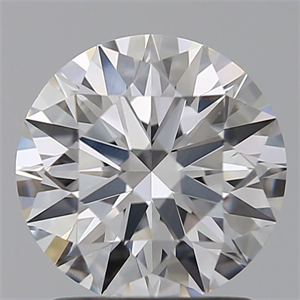 Picture of Lab Grown Diamond 1.53 Carats, Round with Ideal Cut, E Color, IF Clarity and Certified by IGI