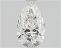 Diamante Natural 0.54 quilates, De pera , Color G, claridad VS1 y certificado GIA