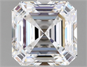 Natural Diamond 2.08 Carats, Asscher with  Cut, E Color, VS1 Clarity and Certified by GIA