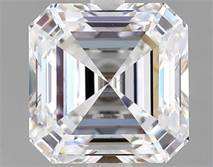 Picture of Natural Diamond 2.08 Carats, Asscher with  Cut, E Color, VS1 Clarity and Certified by GIA