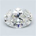 Natural Diamond 7.01 Carats, Oval with  Cut, G Color, VVS2 Clarity and Certified by GIA