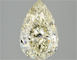 Picture of Lab Grown Diamond 2.06 Carats, Pear with  Cut, Fancy Yellow Color, VS1 Clarity and Certified by IGI