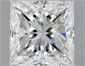 Natural Diamond 1.01 Carats, Princess with  Cut, E Color, VS2 Clarity and Certified by GIA