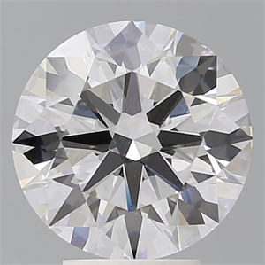 Picture of Lab Grown Diamond 4.09 Carats, Round with Ideal Cut, E Color, VS1 Clarity and Certified by IGI
