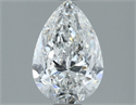 Natural Diamond 1.50 Carats, Pear with  Cut, F Color, VVS1 Clarity and Certified by GIA