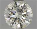 Natural Diamond 0.70 Carats, Round with Excellent Cut, K Color, VS1 Clarity and Certified by IGI