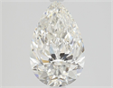 Natural Diamond 1.58 Carats, Pear with  Cut, G Color, VS2 Clarity and Certified by GIA