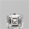 Diamante Natural 0.90 quilates, Asscher , Color H, claridad VS1 y certificado GIA
