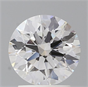 Del inventario de diamantes de laboratorio, 2.04 quilates, Redondo , Color E, claridad VVS2 y certificado IGI