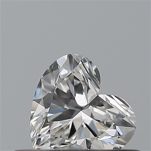 Picture of Natural Diamond 0.30 Carats, Heart with  Cut, H Color, IF Clarity and Certified by GIA