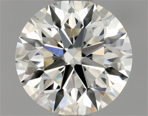 Picture of Natural Diamond 0.90 Carats, Round with Excellent Cut, H Color, VVS1 Clarity and Certified by HRD