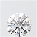 Lab Grown Diamond 1.08 Carats, Round with Ideal Cut, E Color, VS1 Clarity and Certified by IGI