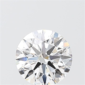 Picture of Lab Grown Diamond 1.08 Carats, Round with Ideal Cut, E Color, VS1 Clarity and Certified by IGI