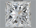 Natural Diamond 1.00 Carats, Princess with  Cut, G Color, VS2 Clarity and Certified by GIA