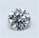 Lab Grown Diamond 4.04 Carats, Round with Ideal Cut, E Color, VVS2 Clarity and Certified by IGI