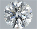 Natural Diamond 0.80 Carats, Round with Excellent Cut, G Color, I1 Clarity and Certified by GIA