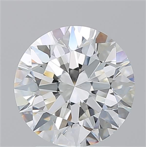 Picture of Natural Diamond 3.13 Carats, Round with Excellent Cut, H Color, VS2 Clarity and Certified by GIA