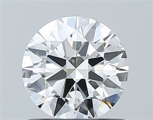 Picture of Natural Diamond 0.72 Carats, Round with Excellent Cut, H Color, IF Clarity and Certified by GIA