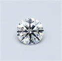 Diamante Natural 0.40 quilates, Redondo , Color G, claridad SI2 y certificado GIA