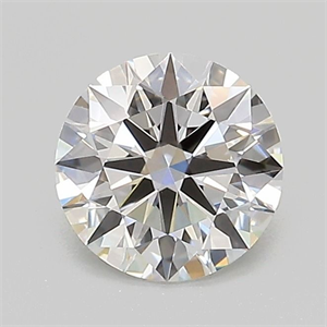 Picture of Lab Grown Diamond 1.03 Carats, Round with Ideal Cut, E Color, VVS2 Clarity and Certified by IGI
