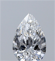 Diamante Natural 0.30 quilates, De pera , Color E, claridad VVS2 y certificado GIA