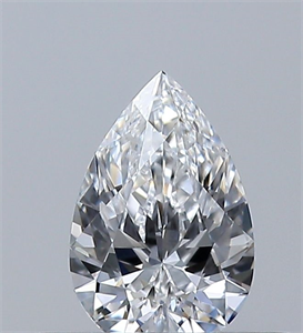 Foto Diamante Natural 0.30 quilates, De pera , Color E, claridad VVS2 y certificado GIA de