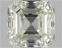 Diamante Natural 1.09 quilates, Asscher , Color M, claridad FL y certificado GIA