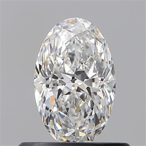 Picture of Natural Diamond 0.52 Carats, Oval with  Cut, E Color, VS1 Clarity and Certified by GIA
