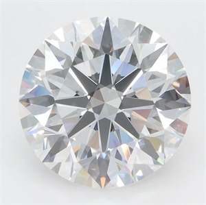 Picture of Lab Grown Diamond 5.06 Carats, Round with Excellent Cut, D Color, VVS1 Clarity and Certified by GIA